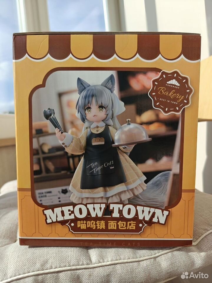 Meow Town Bakery от RIBOSE: сцена пекарни с двумя фигурками, фото 1
